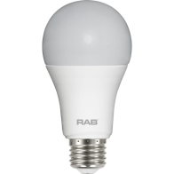 RAB 6W LED A19 Lamp - 4000K - 480 Lumens - 120V