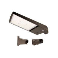 MaxLite AE Switch LED Area Light - 22,817 Max Lumens - 100 | 125 | 150W - Flexible Arm / Slipfitter Mount - Controls Ready - Manual & IR Changeable - 120-277V - Bronze