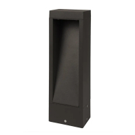 Westgate 32" LED Rectangular Path Bollard - 1,000 Lumens - 10W - CCT Selectable - 120-277V - Black