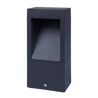 Westgate 9" LED Rectangular Path Bollard - 1,000 Lumens - 10W - CCT Selectable - 120-277V - Black