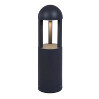Westgate BOL 16" Square LED Bollard Open Design - 2,500 Max Lumens - 10 | 18 | 25W - CCT Selectable - 120-277V - Black