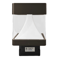 Westgate BOL G8 LED Bollard Head - 2,000 Max Lumens - 10 | 18 | 25W - CCT Selectable - 120-277V - Bronze / White