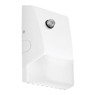 RAB 9W BRISK LED Wall Pack - Photocell - 1,142 Lumens - 5000K - 120-277V - White
