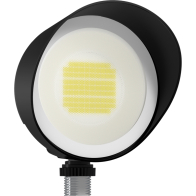 RAB BULLET LED Flood Light - 2,095 Max Lumens - 10 | 15 | 20W - 120V - Black