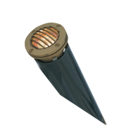 Corona Lighting 5W LED Well Light - 2700K - 350 Lumens - 15 Degrees - 12V - Antique Bronze