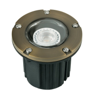 Corona Lighting 5W LED Adjustable Well Light - 2700K - 450 Lumens - 45 Degrees - 12V - Antique Bronze