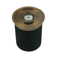 Corona Lighting 5W LED Adjustable Well Light - 2700K - 450 Lumens - 45 Degrees - 12V - Antique Bronze