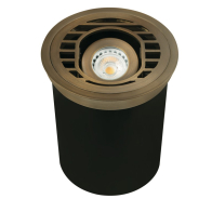 Corona Lighting 5W LED Adjustable Well Light - 2700K - 450 Lumens - 45 Degrees - 12V - Antique Bronze