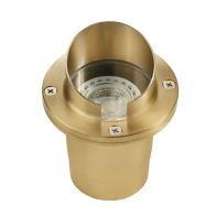 Corona Lighting 5W LED Well Light - 2700K - 450 Lumens - 60 Degrees - 12V - Natural Brass