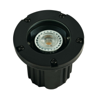 Corona Lighting 5W LED Adjustable Well Light - 2700K - 350 Lumens - 60 Degrees - 12V - Black