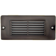 Corona Lighting LED Step Light - 2.5W - 3000K - 250 Lumens - 12V - Louvered - Gun Metal