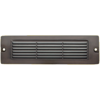 Corona Lighting LED Step Light - 5W - 3000K - 450 Lumens - 12V - Louvered - Gun Metal