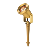 Corona Lighting 3.5W LED Spot Light - 2700K - 270 Lumens - 15 Degrees - 12V - Natural Brass