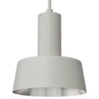 Westgate CMC4 14" Flat Shade - White / Silver