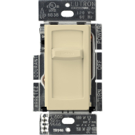Lutron Skylark Contour LED+ Dimmer - Single Pole - Ivory