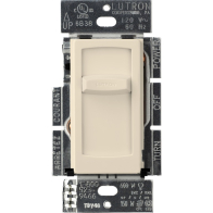 Lutron Skylark Contour LED+ Dimmer - Single Pole - Light Almond