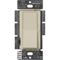 Lutron Diva LED+ Dimmer - Single Pole / 3-Way - 150W Max - Clay