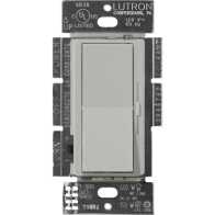 Lutron Diva LED+ Dimmer - Single Pole / 3-Way - 150W Max - Pebble