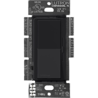 Lutron Diva LED+ Dimmer - Single Pole / 3-Way - 150W Max - Midnight
