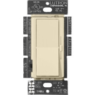 Lutron Diva Magnetic Low-Voltage Dimmer - Single-Pole - 450W Max - Sand