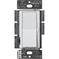 Lutron Diva Magnetic Low-Voltage Dimmer - 3-Way - 450W Max - Mist