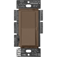 Lutron Diva Reverse-Phase ELV Dimmer - Single-Pole / 3-Way - Espresso