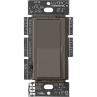 Lutron Diva Reverse-Phase ELV Dimmer - Single-Pole / 3-Way - Truffle