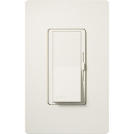 Lutron Diva 0-10V LED Dimmer - Single-Pole / 3-Way - 8A - 120-277V - Biscuit