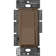 Lutron Diva 0-10V LED Dimmer - Single-Pole / 3-Way - 8A - 120-277V - Espresso