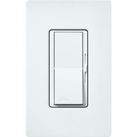 Lutron Diva 0-10V Dimmer for LED/CFL - Single-Pole - 24V - Glacier White