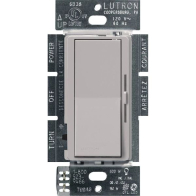 Lutron Diva LED+ Dimmer - Single Pole / 3-Way - 150W Max - Gray