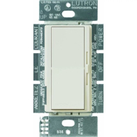 Lutron Diva Quiet Fan-Speed Control - Single-Pole / 3-Way - Light Almond