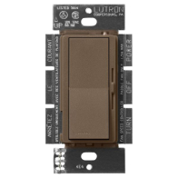 Lutron Diva Quiet Fan-Speed Control - Single-Pole / 3-Way - Espresso