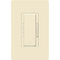 Lutron Maestro Electronic Low-Voltage Dimmer - 600W Max - 120V - Almond