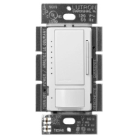 Lutron Maestro Occupancy Sensor LED+ Dimmer - Single Pole / Multi-Location - Snow