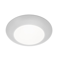WAC Lighting Disc 4" LED Flush Mount - 570 Lumens - 12W - 3000K - 120V - White