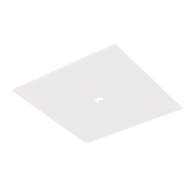 Green Creative Square Cover Plate for Atom and Orbit Series Track Lighting - White