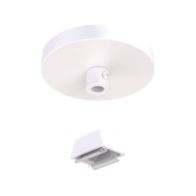 Green Creative Canopy Stem for Atom and Orbit Series Track Lighting - White