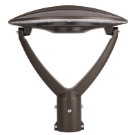 Westgate GPE LED Adjustable Garden Post Top Light - 40 | 50 | 60W - CCT Selectable - 120-277V - Bronze