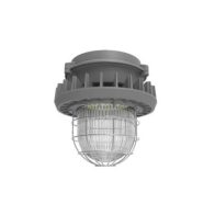 MaxLite LED Hazardous Location Round High/Low Bay - 5,679 Lumens - 5000K - Drop Lens - Pendant Mount - 120-277V - Gray