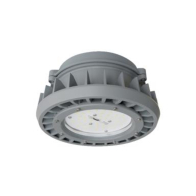MaxLite LED Hazardous Location Round High/Low Bay - 9,750 Lumens - 5000K - Clear Lens - Ceiling Mount - 120-277V - Gray