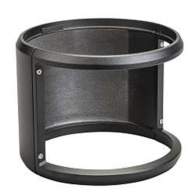 Keystone 180° Shield For Cone and Louvered Reflector Bollard Heads - Black