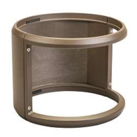 Keystone 180° Shield For Cone and Louvered Reflector Bollard Heads - Bronze