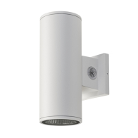 Keystone Sentinel 4” Direct/Indirect Wall Mount Cylinder - Photocell - 12 | 16 | 20W - CCT Selectable - 120-277V - White