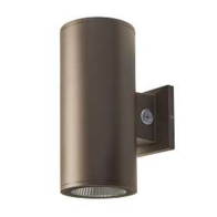 Keystone Sentinel 6” Direct/Indirect Wall Mount Cylinder - Photocell - 21 | 28 | 36W - CCT Selectable - 120-277V - Bronze