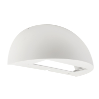 Keystone Wall Pack Quarter Sphere Shell - White - FormFit Accessory