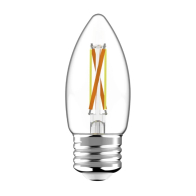 RAB 5W Filament LED BR11 Lamp - Lightcloud Blue - 22K thru 45K - 120V