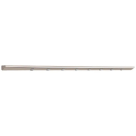Task Lighting 72.5" 36W Lighted Power Strip - 8 Receptacles - 5000K - 3,600 Lumens - 12V - Satin Nickel