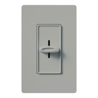 Lutron Skylark Slide-to-Off 3-Speed Fan Control - Single-Pole - Gray