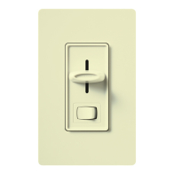 Lutron Skylark Preset Single-Pole Dimmer with On/Off Switch - 1000W Max - Almond